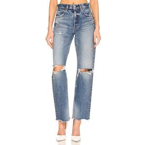 Moussy Odessa Wide Straight Jeans